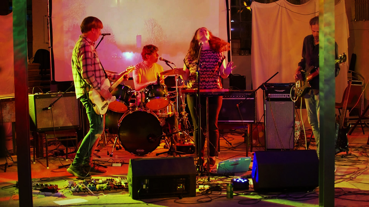 Celena, Mark, Geoff and Dan at The Sanctuary, Stroud